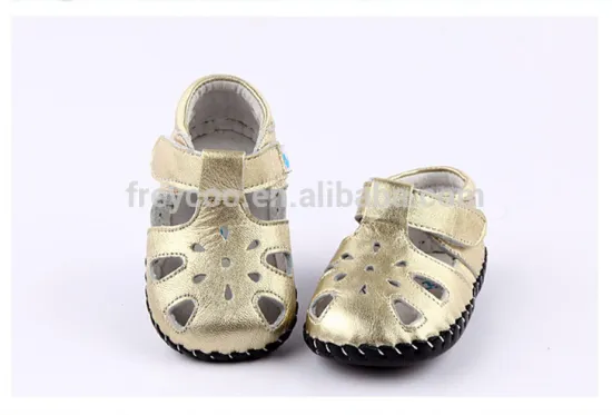 2016 Freycoo Summer genuine leather shoes for babies girl PB-1171