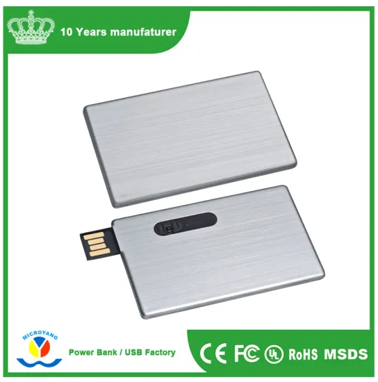 Metal credit card usb flash drive 2.0