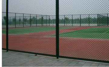 Green Chain Link Fence