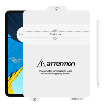 Protecteur d&#39;écran mate anti-glare pour tablette