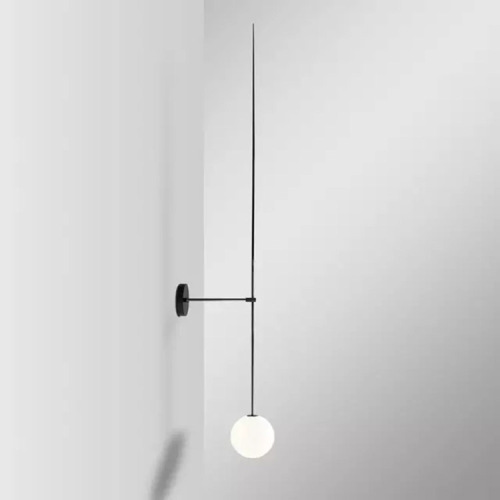 LEDER Black Reading Wall Lamp