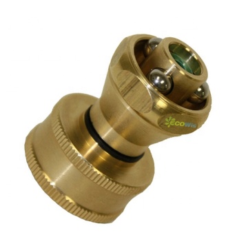 Brass Garden Hose Jet Nozzle - Super Shot Watering Sprayer