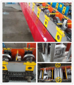 Storage rack upright shelf frame roll forming machine