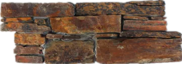 hot sale rusty exterior decor real stone paneling