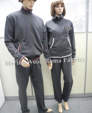 Merino Wool Knited Tracksuit For Women's and Men's,Training & Jogging Wear /Roma Fabrics