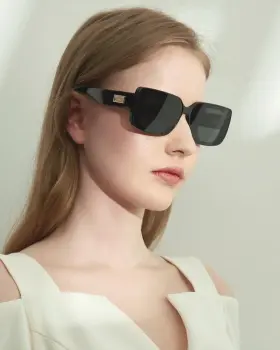 Wholesale 2021 new fashion designer unisex retro black shade sunglasses