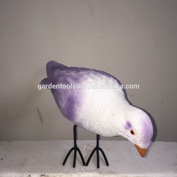 plastic pigeon decoy with iron rotating feet 203A-3