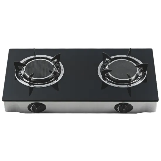 Home cooking infrared burner high quality tempered glass gas stove with 2 burner