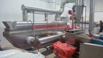 Continues vibration fluid bed dryer machine