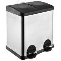 Double Stainless Steel Trash bin