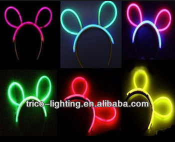 Glow hairpin stick for holiday ,TR-GE-005