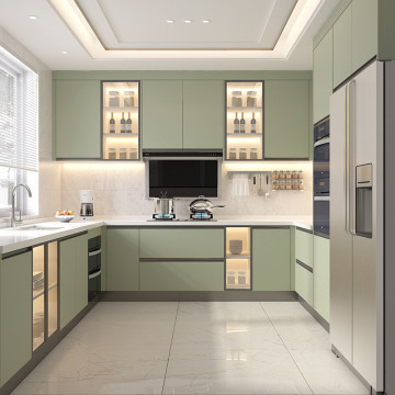 Whole Kitchen Cabinet Customization with Flower Language Series