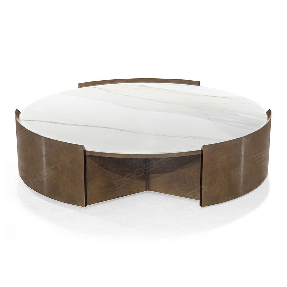 Round Wooden Coffee Table
