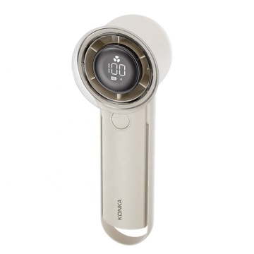 Wholesale 3000mAh Rechargeable Mini Turbo Fan with Adjustable Speed and Flexible Rubber Strap