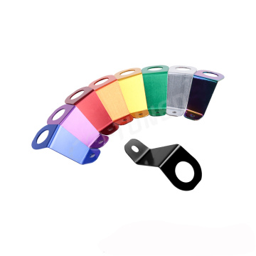 JDM Racing Neo Chrome Aluminum Radiator Stay Bracket Fit For 92-95 CIVIC
