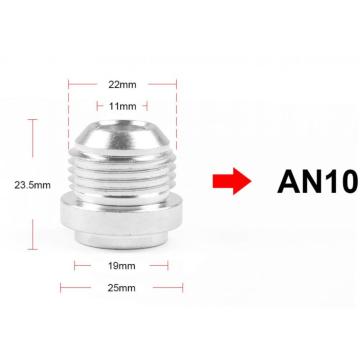 AN4 -AN16 피팅에 알루미늄 용접