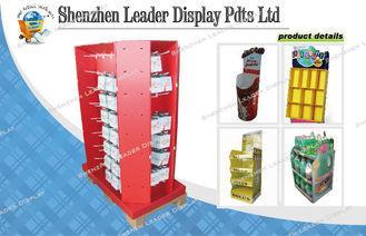 4C Printing Four Sided Cardboard Point Of Sale Display Stan