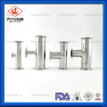 Stainless Steel Connection Joint Clamp Equal Tee