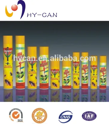 Empty Cans with Spray Valve and Aerosol Valves