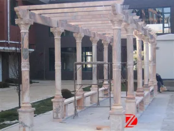 Wedding garden line gazebo