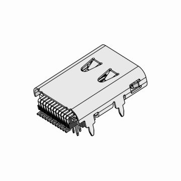 USB 3.1 CTYPE-Buchse Typ 24P WEIBLICH