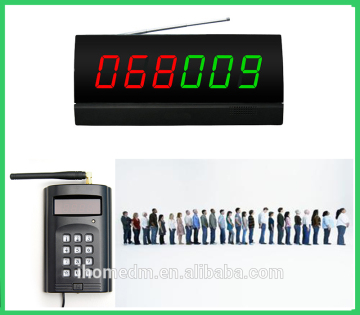 Led Digital Number Queue Management Display System Hospital Queue