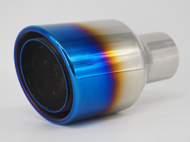 Double Wall Blue Plating Exhaust Tips 