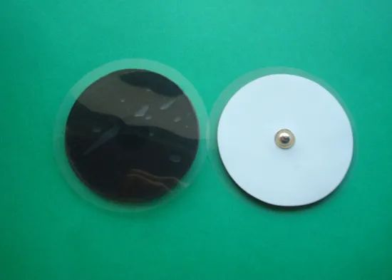 Blood Circulation Round Electrode For Tens / White 3.5mm Self Adhesive Electrodes For  Medical, Ems Electrode Pads
