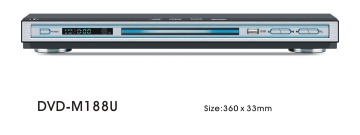 DVD Player with USB and Card Reader DVD-M188U
