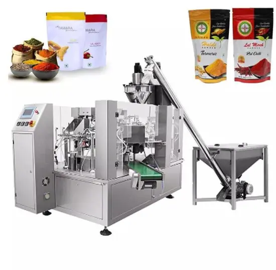 Fully Automatic Zipper Doypack Premade Bag Powder Food Filling and Sealing Machine