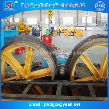 capstan haul off device - belt wheel pulley