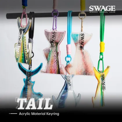 SWAGE Tail Series Keyring-Marlin