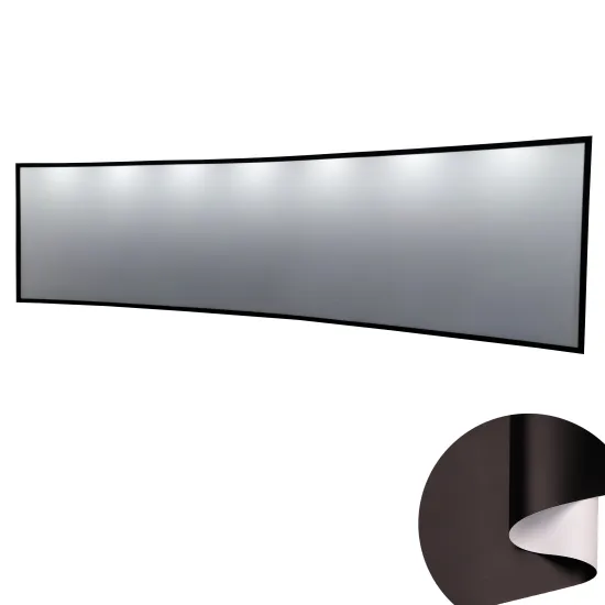 Super Width White-Black PVC Film for High-Quality Projector Screens - 0.33MM Projection Screen Film