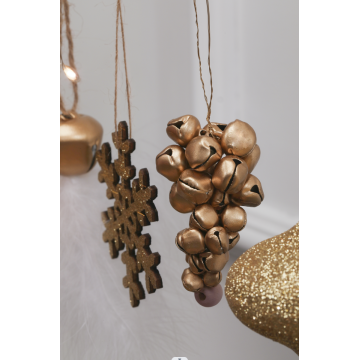 Christmas Decoration Christmas Jingle Bell Ornaments Xmas Tree Bell Hanging Manufactory
