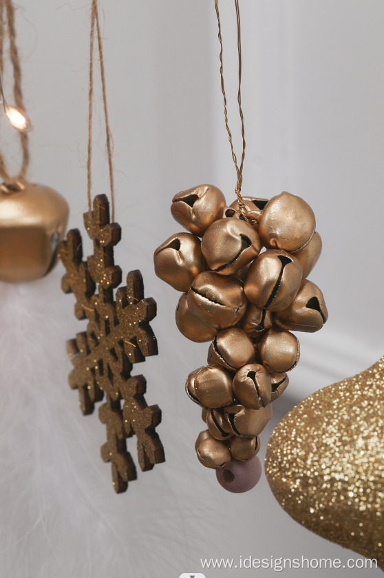Christmas Jingle Bell Ornaments Xmas Tree Bell Hanging
