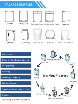 Automatic Rotary Premade Bag Dried Fruit Packing Machine