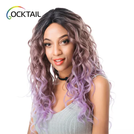 High temperature fiber synthetic hair lace wigs dropshipping, ladies synthetic wig china professional supplier