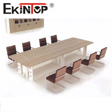 MELAMINE + METAL CONFERENCE DESK - Style KM932