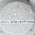 500 stks goede kwaliteit 8mm witte bal ronde losse charm spacer nieuwste ontwerp armband food grade siliconen kralen