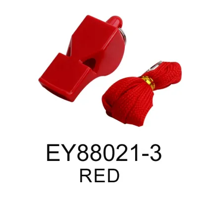High Quality Plastic Fox Referee Whistle with Lanyard Safety Whistle