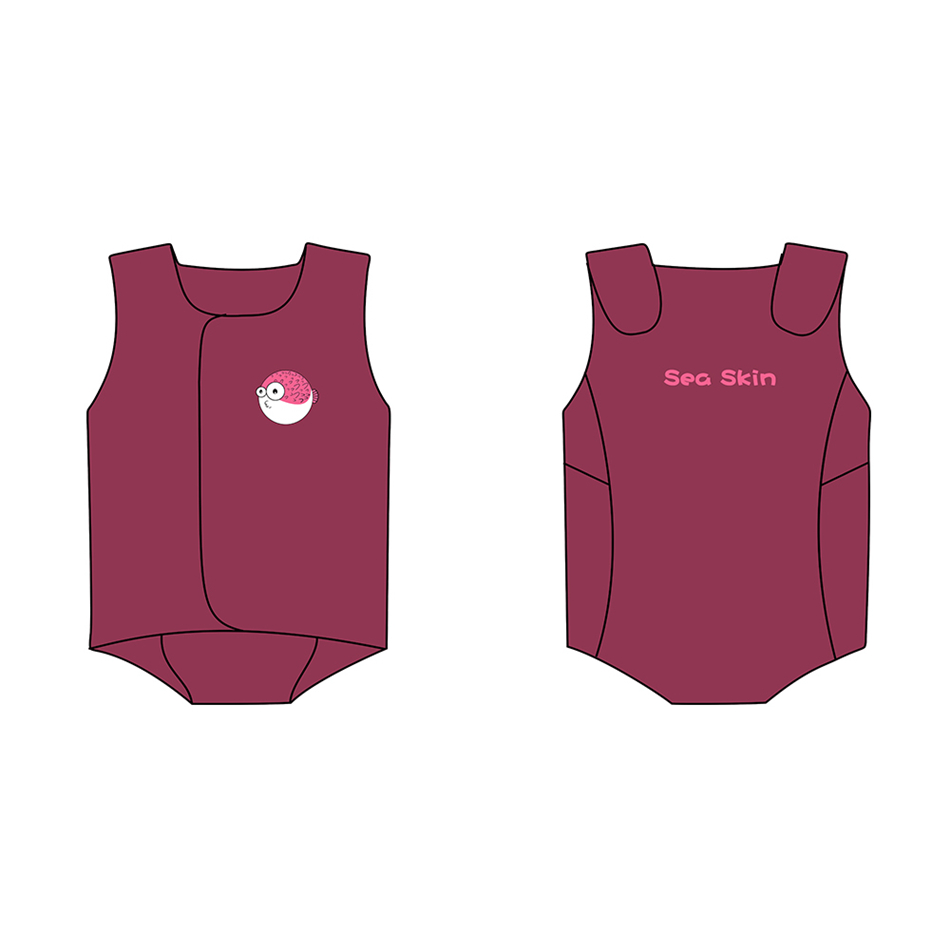 Zeegetenbaby&#39;s 2 mm neopreen zwemmen wrap wetsuits