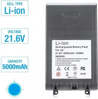 DYSON V8 sweeper robot battery