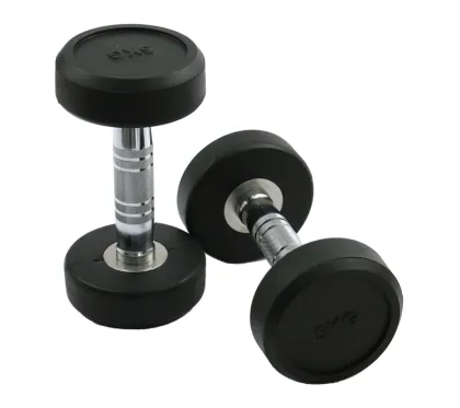 Wholesale Fixed Round Head CPU coated Gym Dumbbells