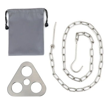 Camping Tripod Kit: BBQ Gear and Portable Campfire Equipment