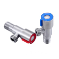 Two-Way Control 304 Stainless Steel Angle Valve for Kitchen and Bathroom
