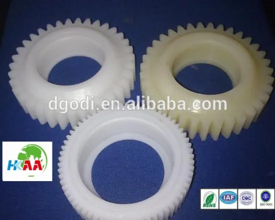 Custom molded injection tooth gears wheel making nylon plastic sprockets gear
