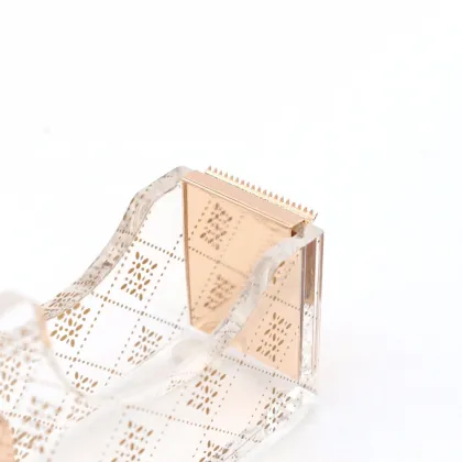 Clear Desktop Stationery Tape Dispenser - Office Supplies Adhesive Tape Dispenser