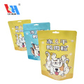 Selbstversiegelnde Pet Treat Stand Up Pouch Bags