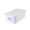 Recipientes de plástico com tampa
