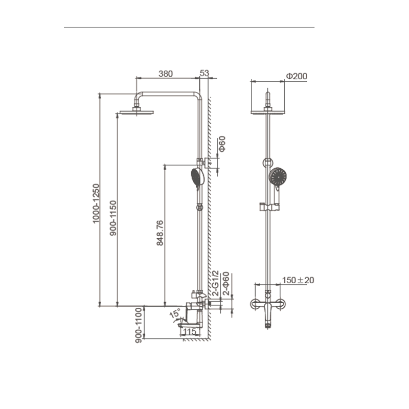 hansgrohe shower sets